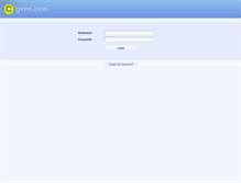 Tablet Screenshot of cp.server307.com